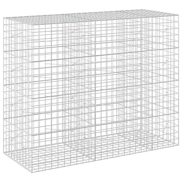 vidaXL Gabion s drátem 3,5 mm a síťkou 10x10 cm 250x100x200 cm
