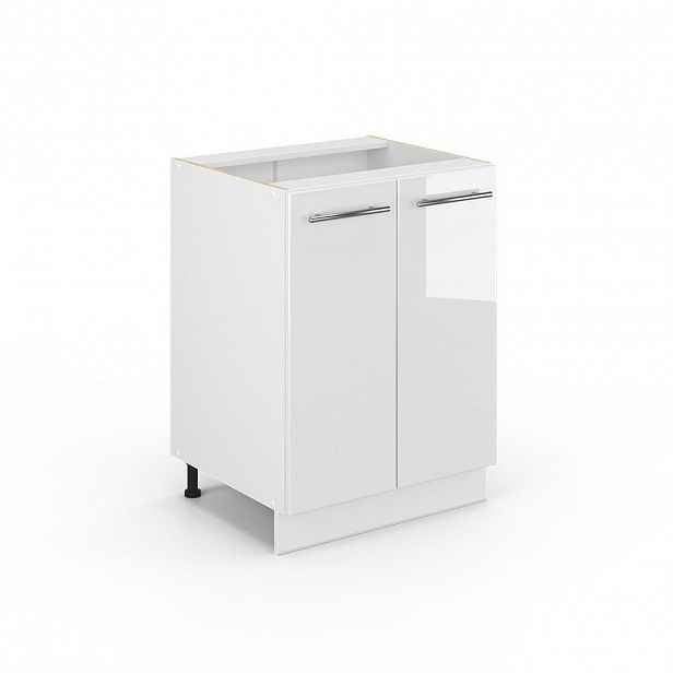 Vicco SPODNÍ SKŘÍŇKA KUCHYŇSKÉ LINKY Fame-Line Bílá vysoký lesk 60 cm bez pracovní desky