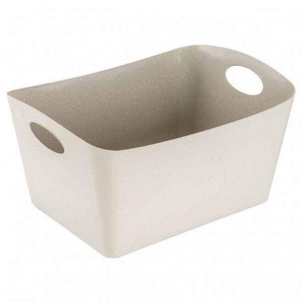 Koziol Úložný box Boxxx L Organic béžová, 15 l, 31 x 48 x 23,7 cm