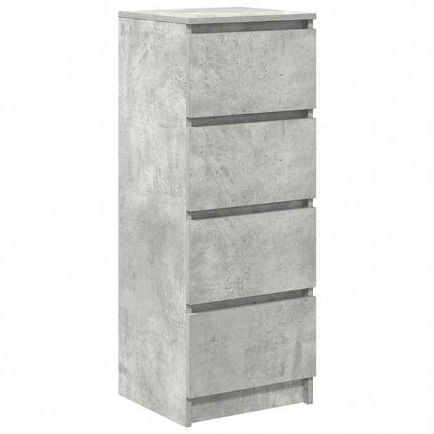 vidaXL Příborník betonově šedý 37,5x35x99 cm kompozitní dřevo