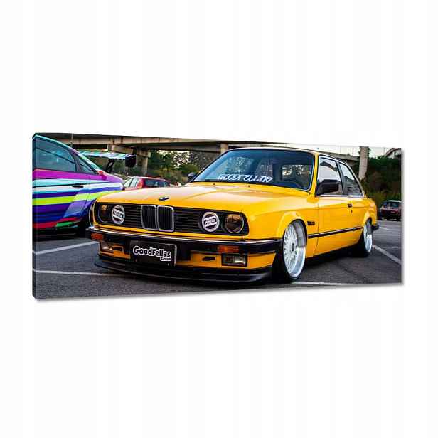 Obrazy 100x40 Žluté Bmw Trojka 3 Půda
