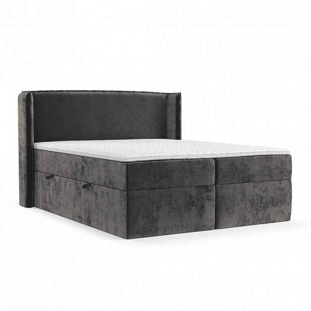 AltaBeds POSTEL BOXSPRING VIVA 140/200 Antracitová