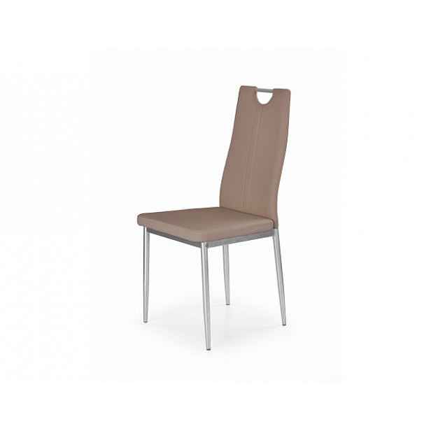 Jídelní židle, cappuccino - Výška: 97 cm