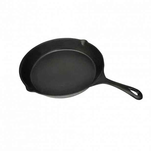 vidaXL Grilovací pánev / pánev na smažení litinová 30 cm kulatá