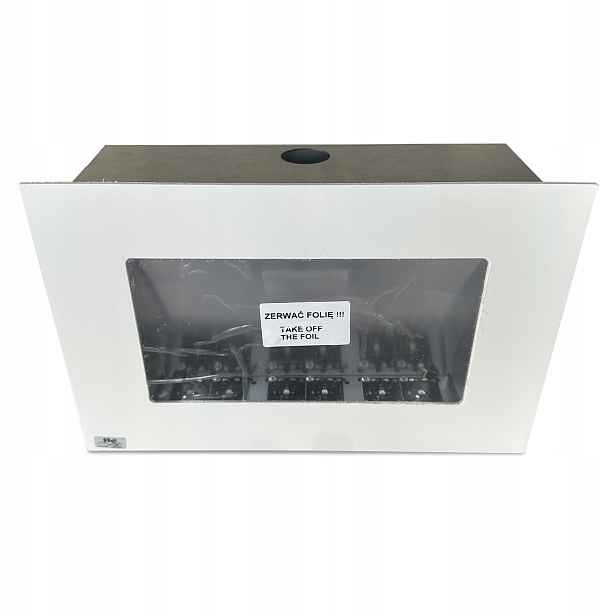 Architektonické zapuštěné Led svítidlo 6x 1.7W 4000K E IP65 Kubik v bílé barvě