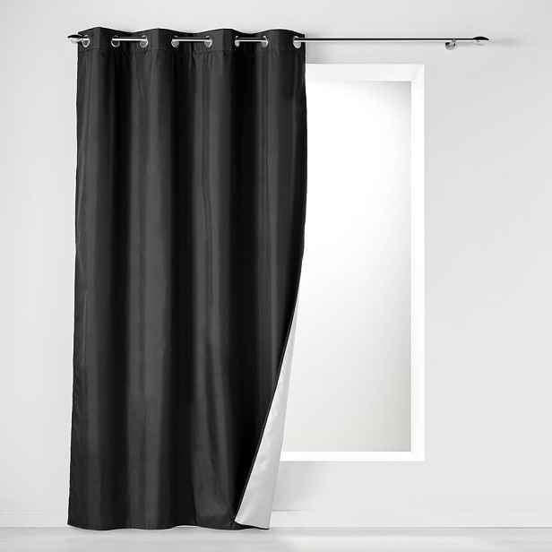 Černý termo závěs 140x260 cm Icemount – douceur d'intérieur