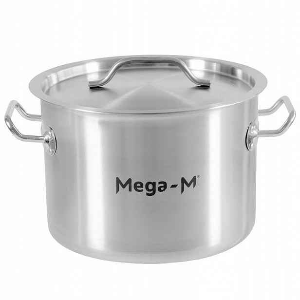 Hrnec s poklicí 14 l 30 cm na indukci a plyn Mega-M Standard