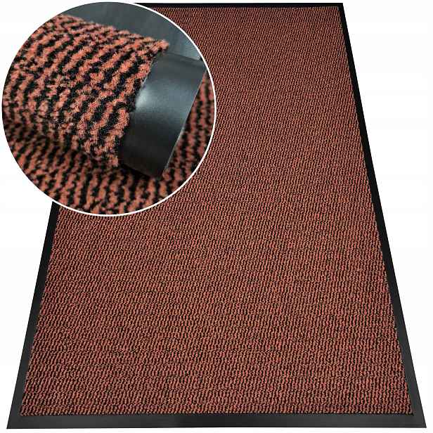 Vstupní Stěrač 90x120 Pod Dveře Měděný Podgumovaný Podložka Na Boty