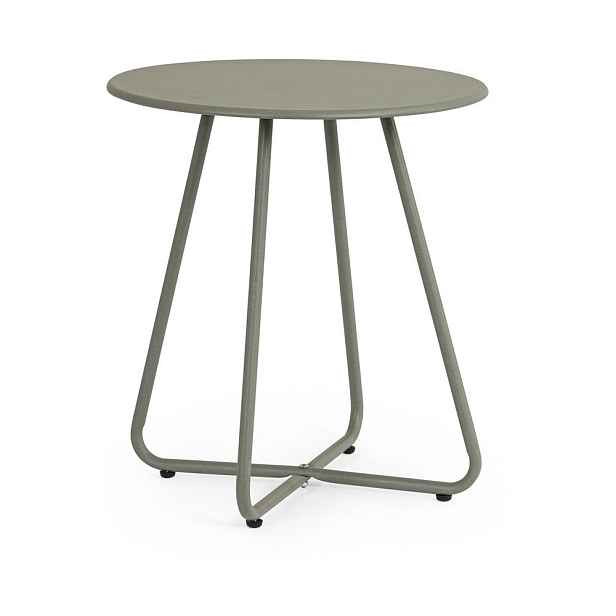 Ocelový kulatý zahradní stolek ø 45 cm Jable   – Bizzotto