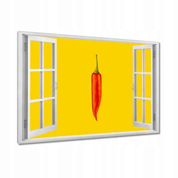 Obrazy 90x60 Červená chilli paprička