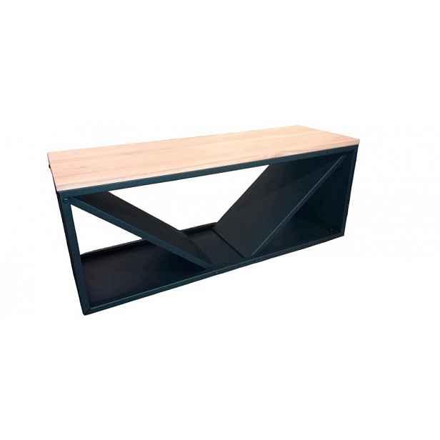 Stojan na dřevo s lavicí 104 cm Iq models