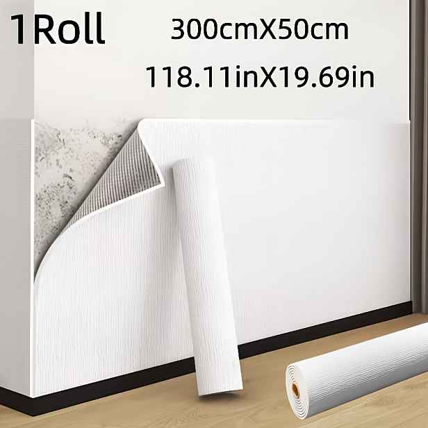 TEMU Samolepicí zvukotěsná a tepelně izolační tapeta, vhodná pro snížení hluku a úsporu energie, samolepicí XPE panely, náhodný texturovaný design,