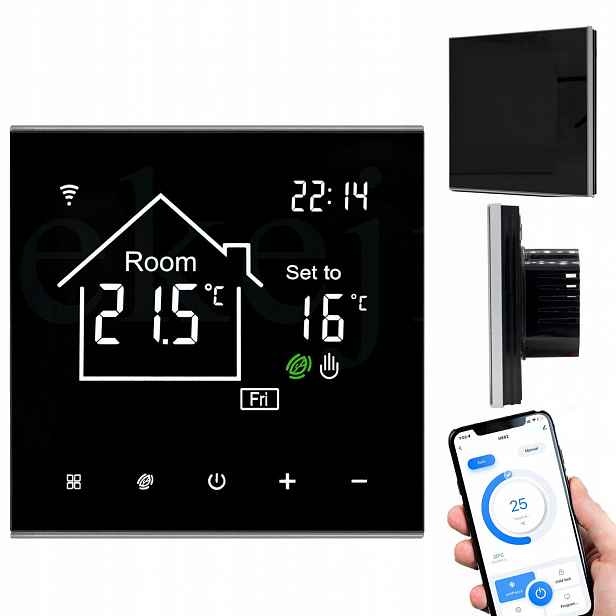 16A Inteligentní WiFi termostat Elektrický regulátor vytápění