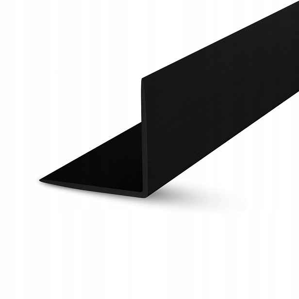 Úhelník Pvc Černý 40x40mm 1m – Ochranný rohový kryt 40ks