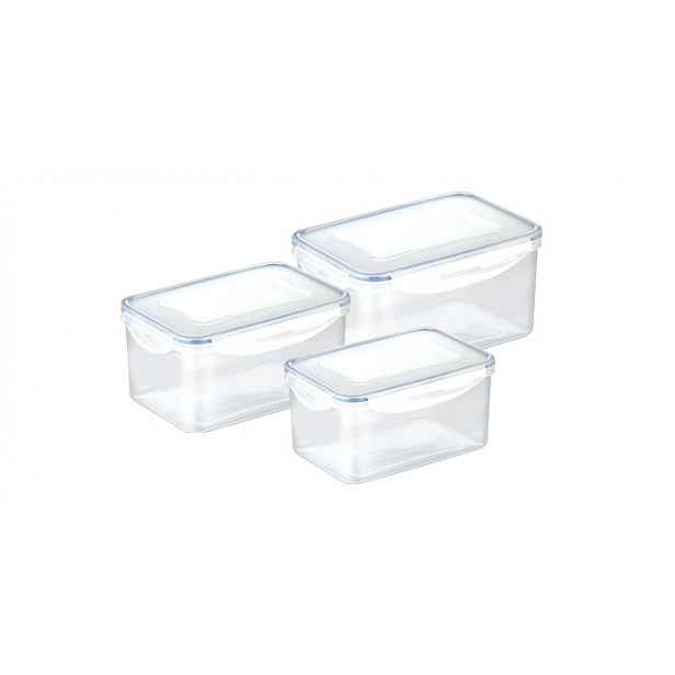 Dóza FRESHBOX 3 ks, 0,9, 1,6, 2,4 l, hluboká