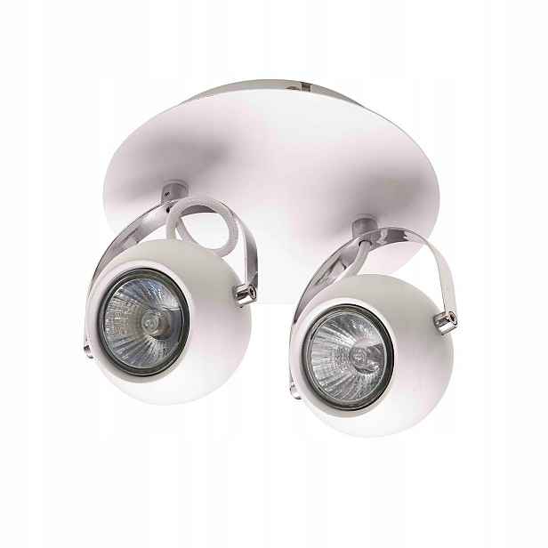 Stropní svítidlo Nicola Bílá 2 Led zdroje 50W 3000K Stmívatelné Italux
