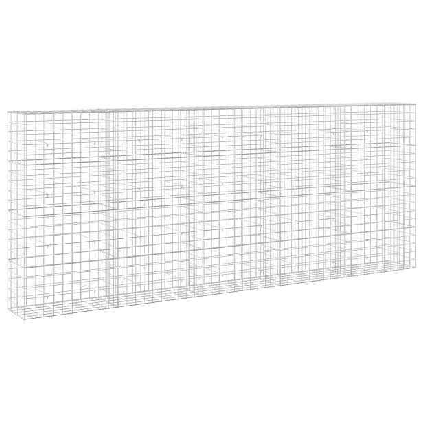 vidaXL Gabion s drátem 3,5 mm a síťkou 10x10 cm 500x50x200 cm