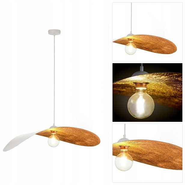 Závěsná bílá Leaf výrazná forma do kuchyně nad pracovní desku Sigma Lighting