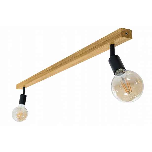 Nástěnná závěsná lampa Dubová Retro 90x14 cm E27 Pohyblivá Nástěnný