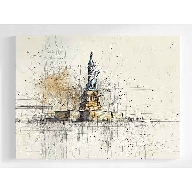Plakát Socha Svobody Socha New York Usa 100x75