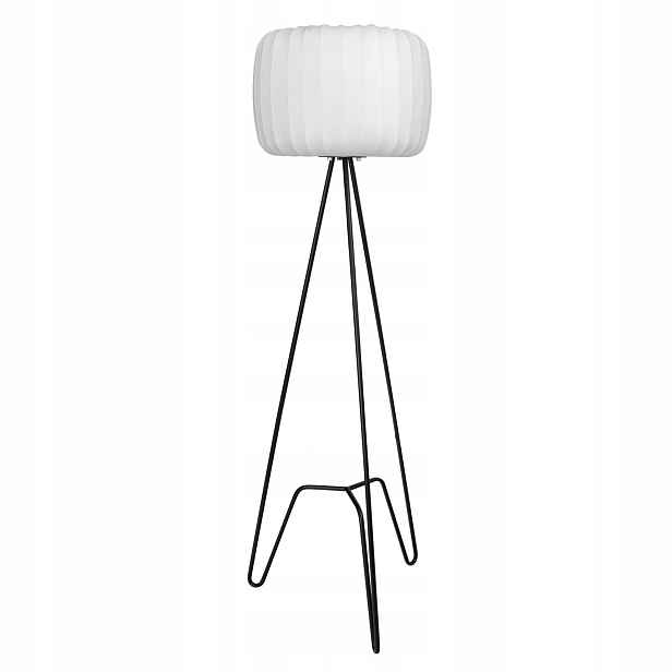 Podlahová lampa Tripod F0052 černá/bílá MaxLight