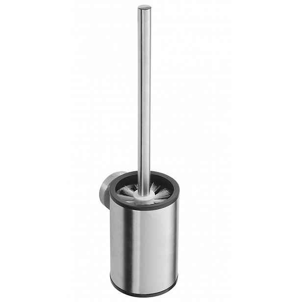 Sapho X-STEEL - WC štětka nástěnná s držákem, broušená nerez XS305