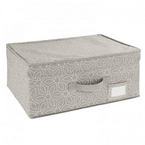 Béžový úložný box Wenko Balance, 44 x 33 cm