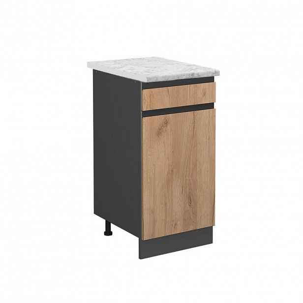 Vicco SPODNÍ SKŘÍŇKA KUCHYŇSKÉ LINKY R-Line Zlatý mocný dub 40 cm PD Mramor