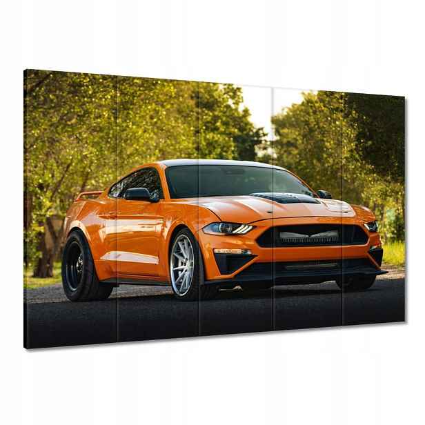 Obrazy 100x70 Oranžové auto