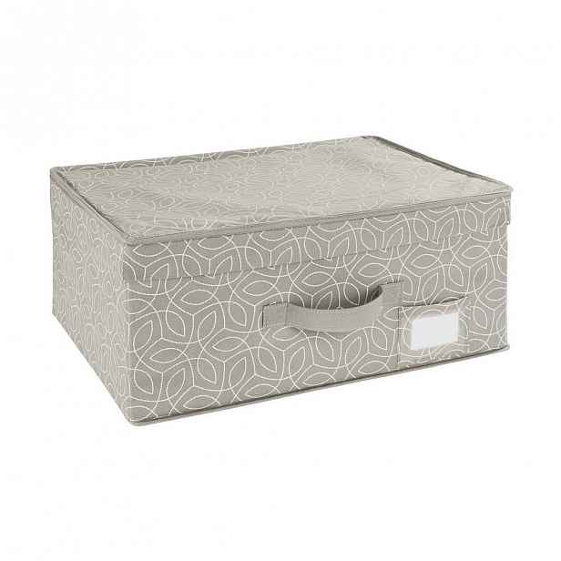 Béžový úložný box Wenko Balance, 44 x 33 cm