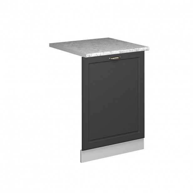 Vicco ČELNÍ PANEL MYČKY Fame-Line Antracitově zlatý 60 cm s pracovní deskou