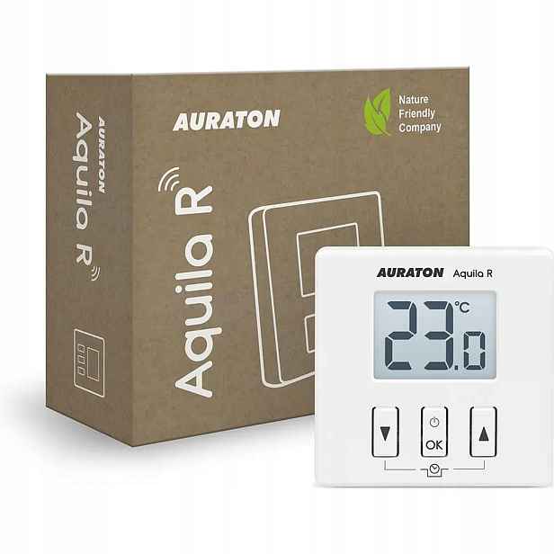 Denní Bezdrátový Regulátor Teploty Vysílač Auraton Aquila