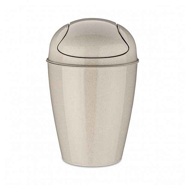 Koziol Koš Swing Top S Organic béžová, 5 l, 21,6 x 21,6 x 37 cm
