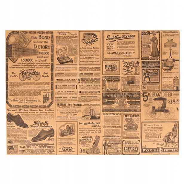 Papírové podložky Times 31 x 43 cm 500 ks