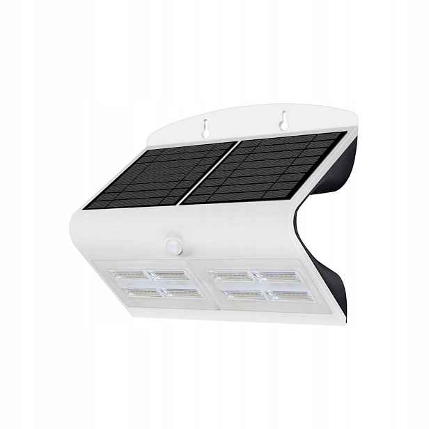 Solární nástěnné svítidlo bílé Led 6,8W Butterfly Eko-light