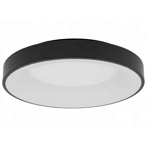 Stropní Svítidlo Nikki Round Led černý 48W 3000K Do Obývacího Pokoje Kuchyňská Ložnicová Lampa