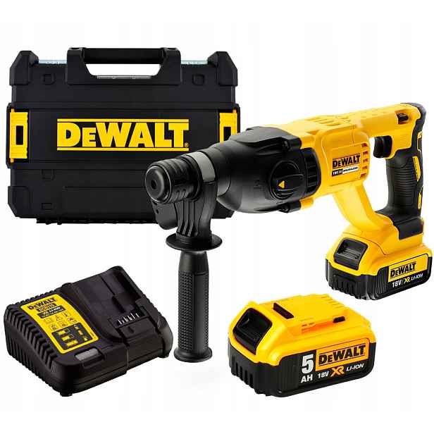 Vrtací kladivo 18V 2x5Ah Sds+ 2,6j Dewalt DCH133P2