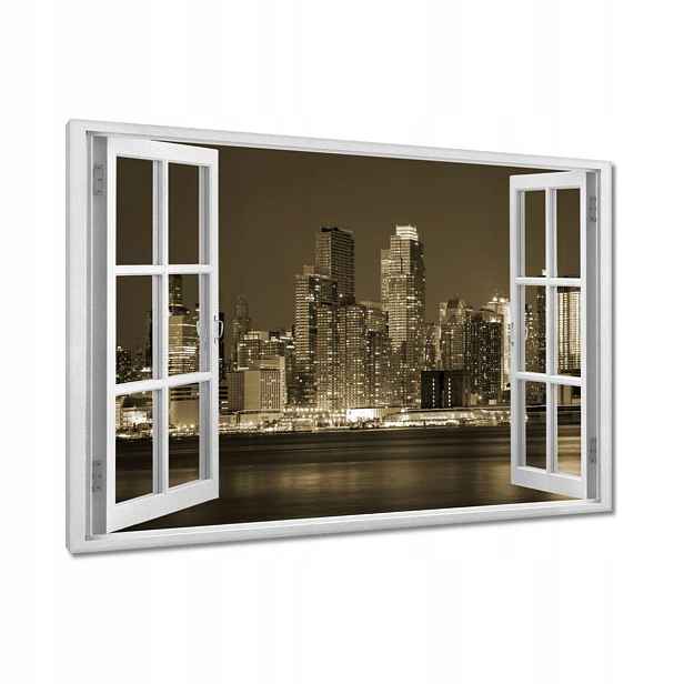 Obrazy 120x80 New York sephia