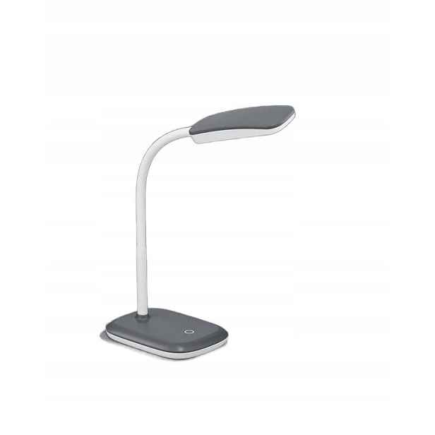 noční stolní Led lampa na dotyk šedá Rl