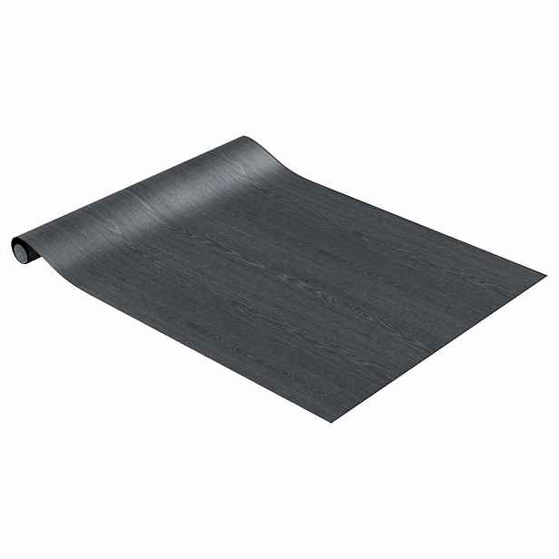 vidaXL Samolepicí tapeta na nábytek tmavé dřevo 500 x 90 cm PVC