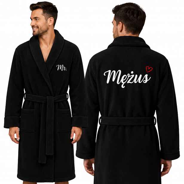 Pánský Teplý Župan L/XL Pro Manžela, Manžela, Měkký Dárek K Narozeninám Valentýna