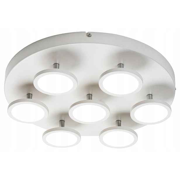 stropní svítidlo Led bílá s nastavitelnými reflektory, kulatá, 40 cm Rabalux