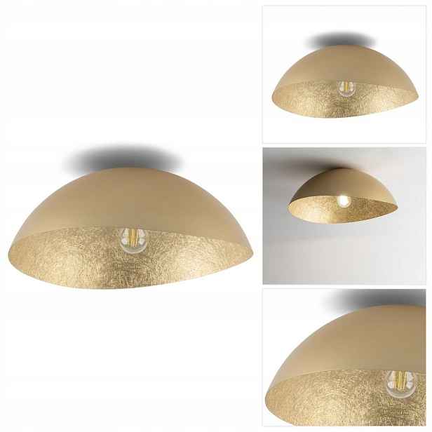 Stropní svítidlo Solaris zlaté barvy s moderním designem nad jídelní stůl Sigma Lighting