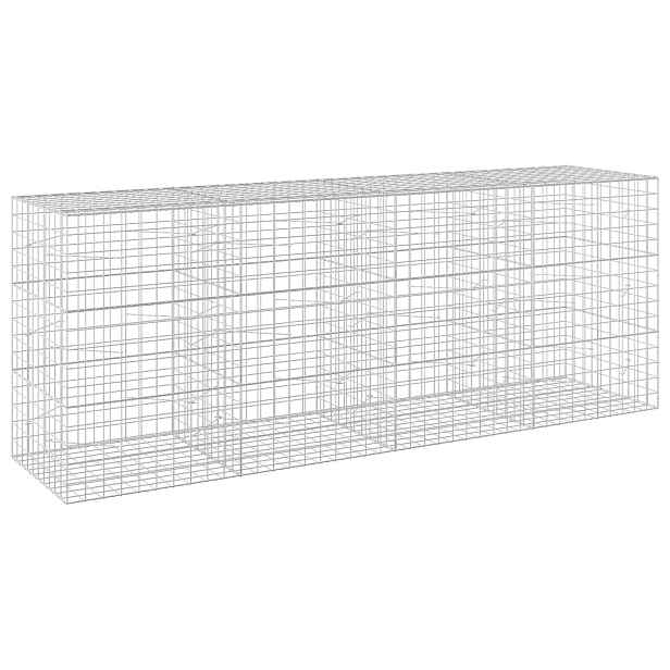 vidaXL Gabion s drátem 3,5 mm a síťkou 10x10 cm 400x100x150 cm