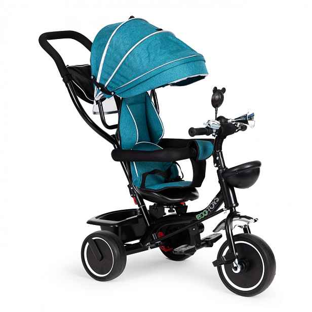 Dětská tříkolka - kočárek Ecotoys BeBe modrá