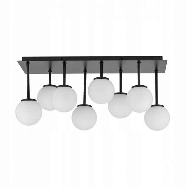 Stropní Svítidlo Stropní Svítidlo Tulia Černá 56 cm 8 zdrojů G9 Sklo Sigma Lighting