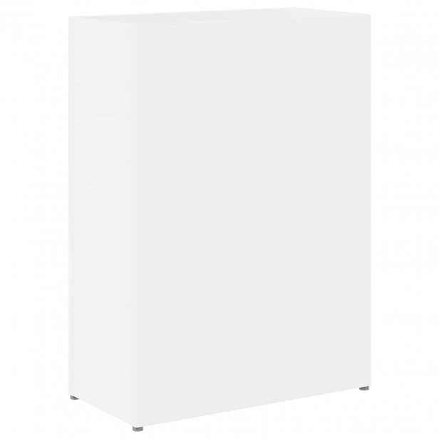 vidaXL Stojan na slunečníky Bílá 40 x 20 x 55,5 cm Kompozitní dřevo