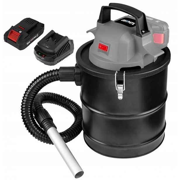 Graphite Vysavač Na Popel 15 L Akumulátor 4AH Set 58GE125 58GE132