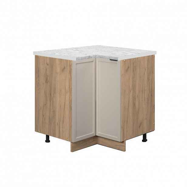 Vicco ROHOVÁ SKŘÍŇKA Fame-Line GreyBeige 80.5 cm , PD Mramor