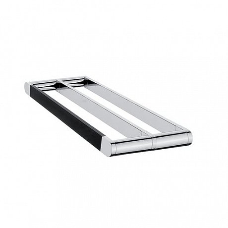 Držák ručníků Nimco Nava černá/chrom NA 28046D